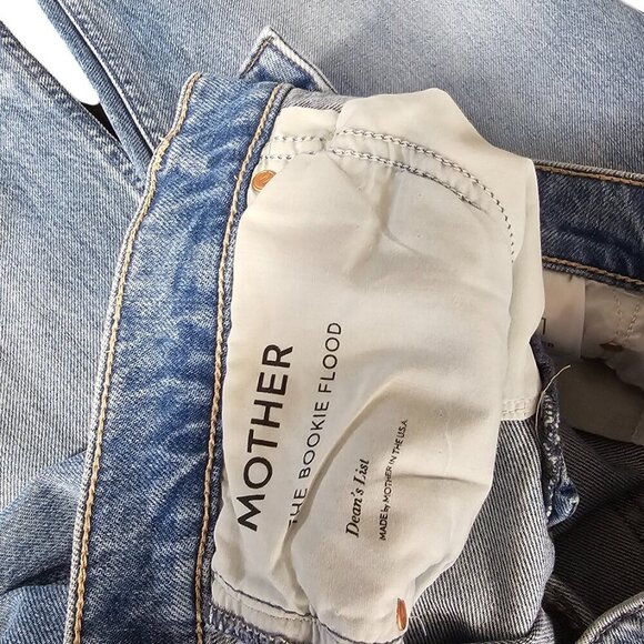 MOTHER Superior Womens The Bookie Flood Jeans, Deans List, High Rise, Boot, 31 - Picture 9 of 13